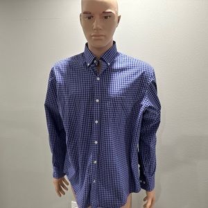 Izod button down purple medium